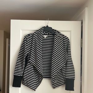 Caslon size large zip front sweatshirt